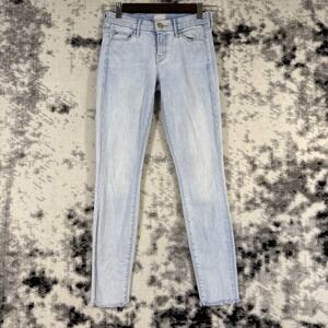 Mother Looker‎ Ankle Fray Jeans Womens Size 25 Light Wash Stretch The Angel